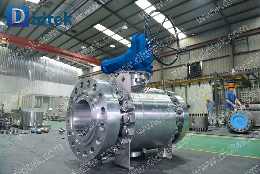 Didtek Super Big Size F51 Trunnion Mounted Ball Valve