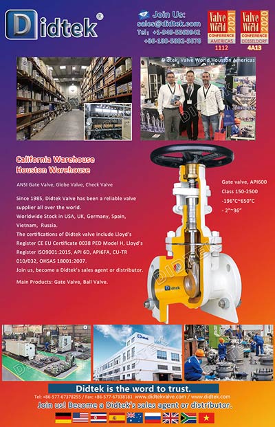 Didtek Valve World Americas Journal August