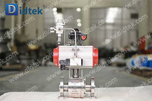 Pneumatic F51 material Duplex Steel Metal Seat Ball Valve